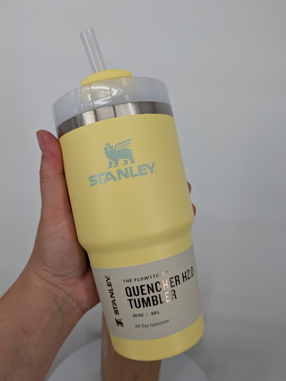Stanley Yellow Quencher H2.0 Tumbler with Straw
